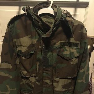 Cold weather camouflage US Army Jacket